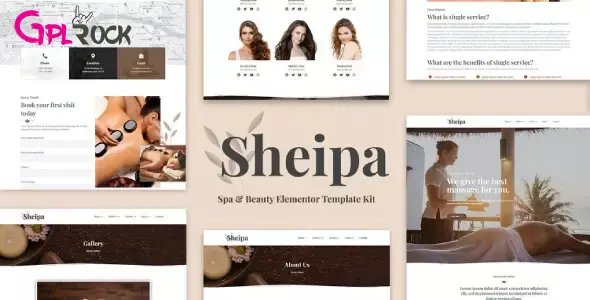 Sheipa – Spa & Beauty Elementor Template Kit